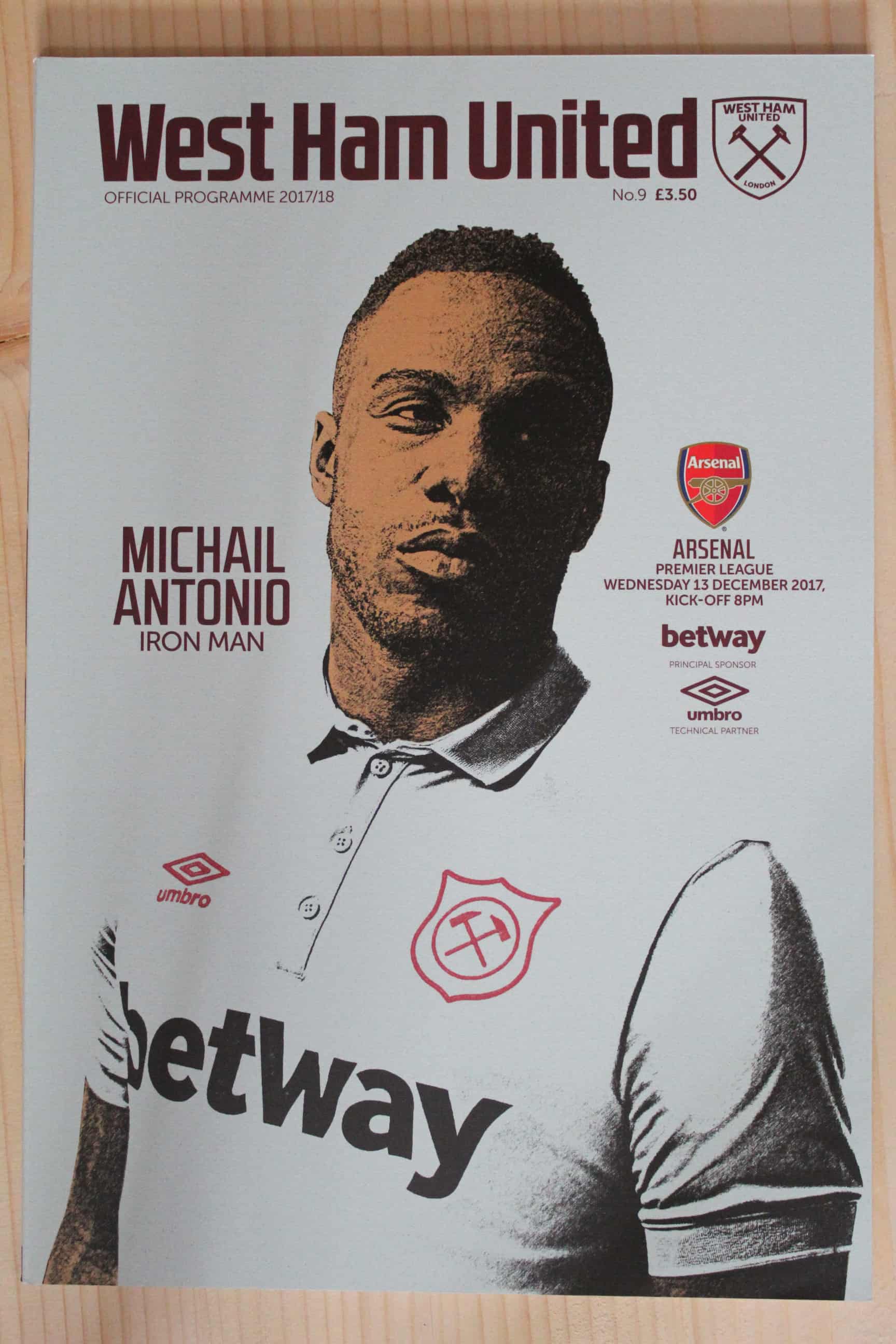 West Ham United FC v Arsenal FC